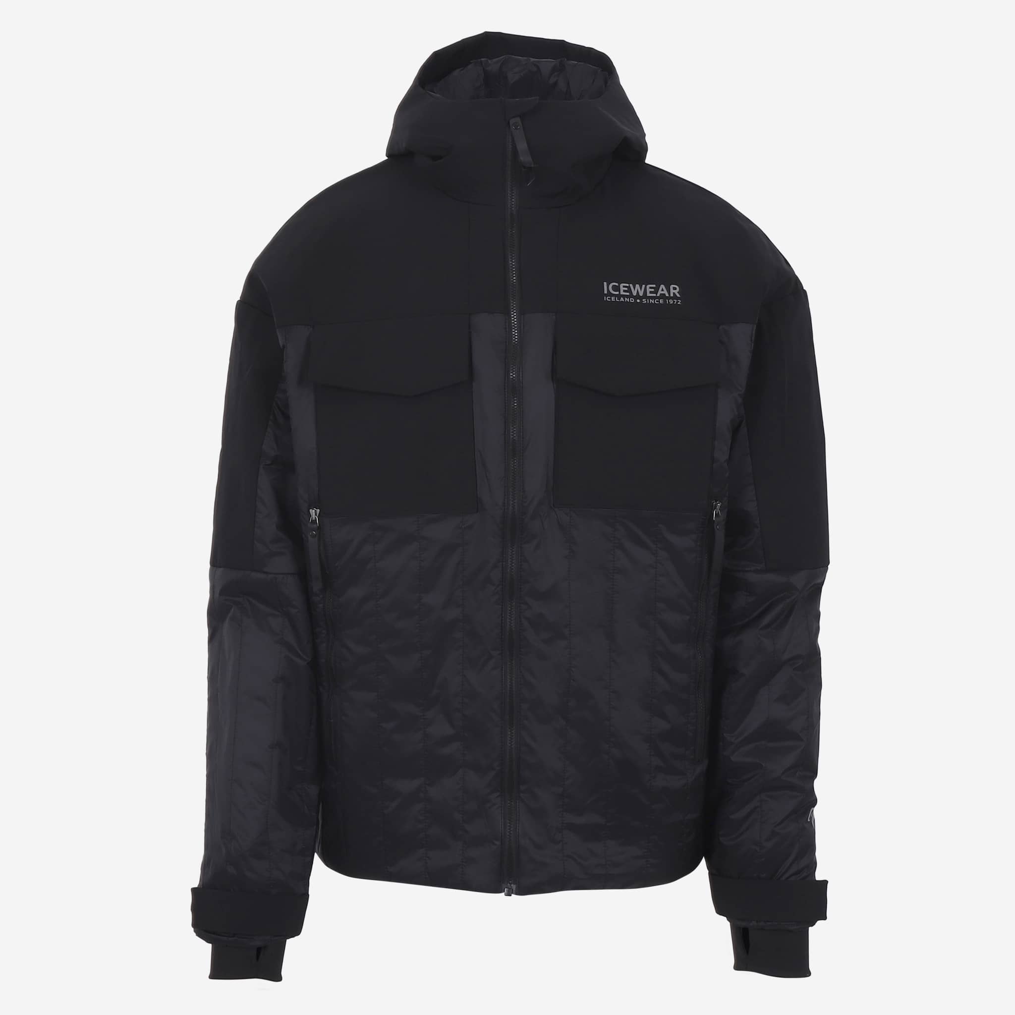 Black sheep Icelandic wool filled jackets